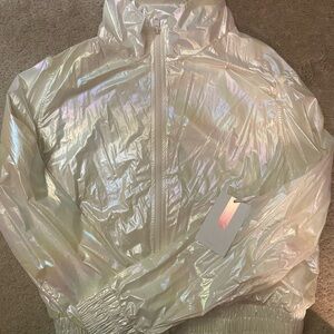 Isla Movement Iridescent White Jacket women’s large